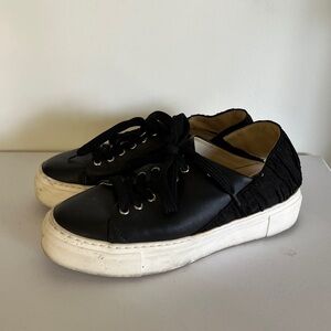 AGL Black Slip On Sneaker